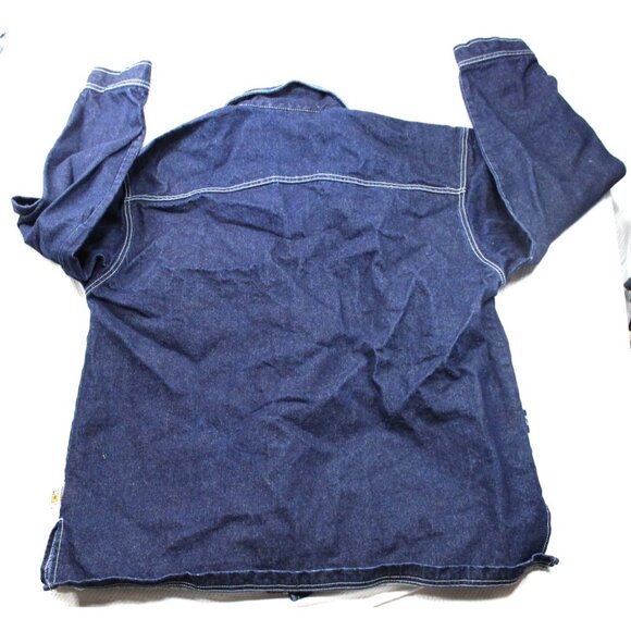 PJ Mark Denim Shirt XL 100% Cotton Mens Long Sleeve Button-Up Casual Workwear - Picture 11 of 11